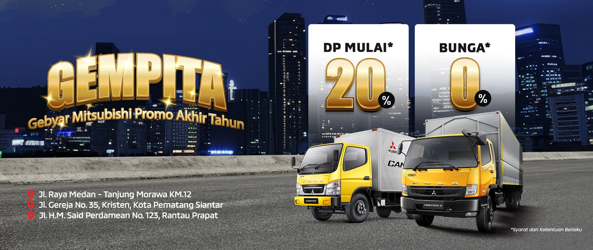 Promo Sardana Terbaru. Gempita, Gebyar Mitsubishi Promo Akhir Tahun - Promo Mitsubish FUSO (Truk Mitsubishi) Bulan November 2025