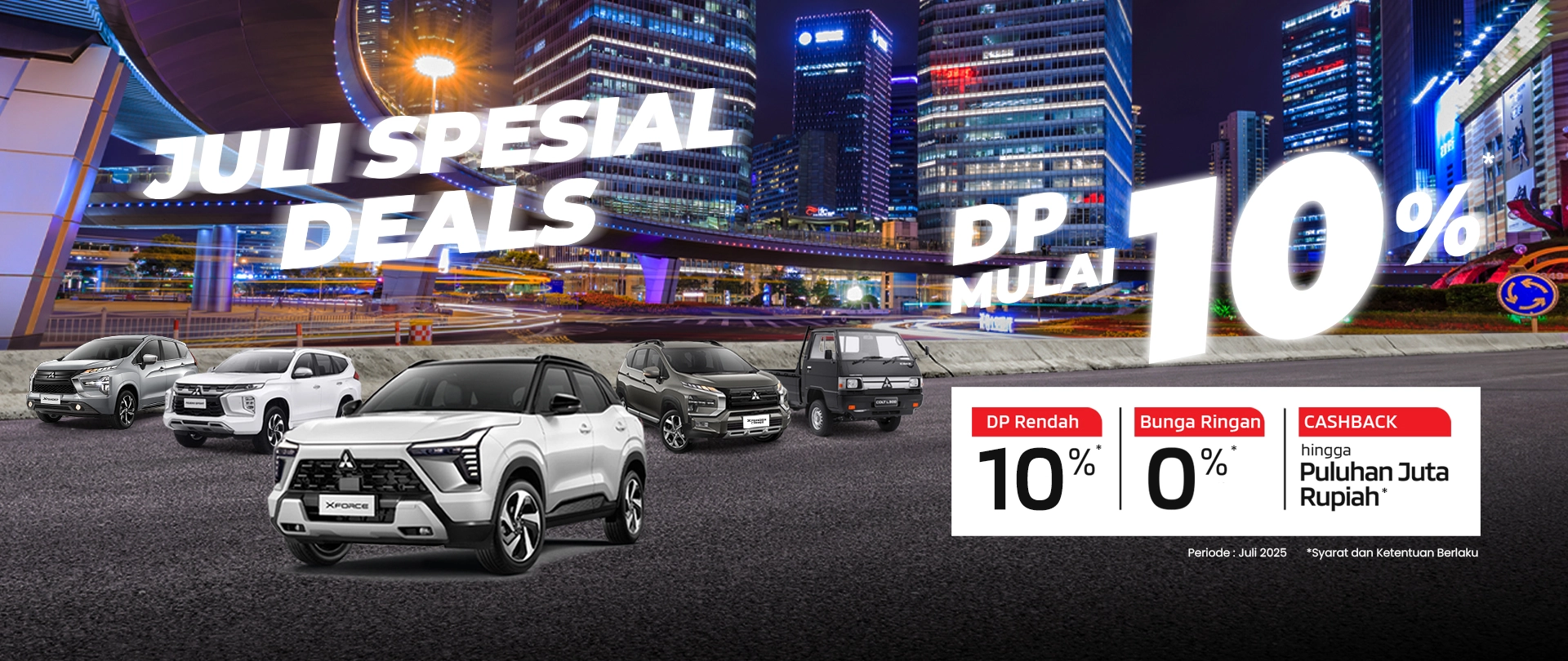 Promo Juli Spesials Deals Mobil Mitsubishi - Promo Bulan Juli 2025