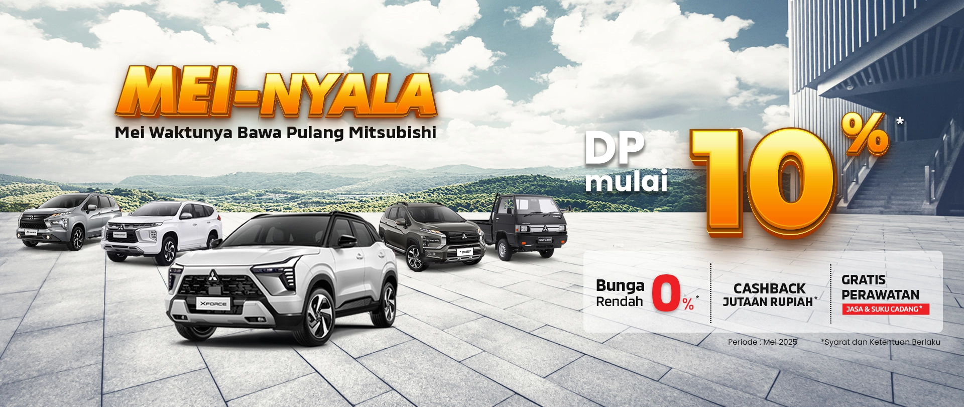 Promo Mitsubishi Motors MEI-NYALA Bulan Mei 2025