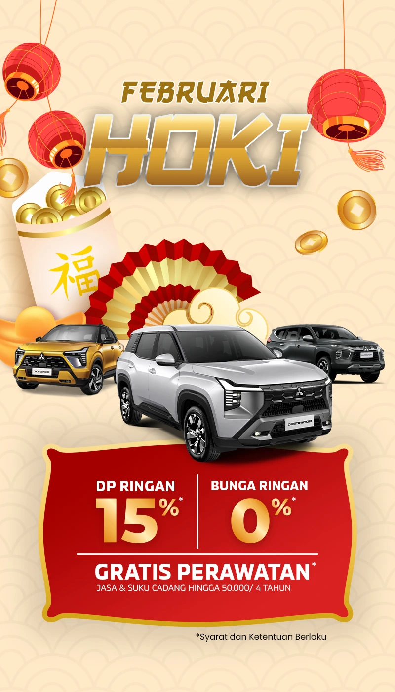 Promo Sardana Terbaru Februari 2026. Februari Hoki - Promo Mitsubishi Motors Bulan Februari 2026