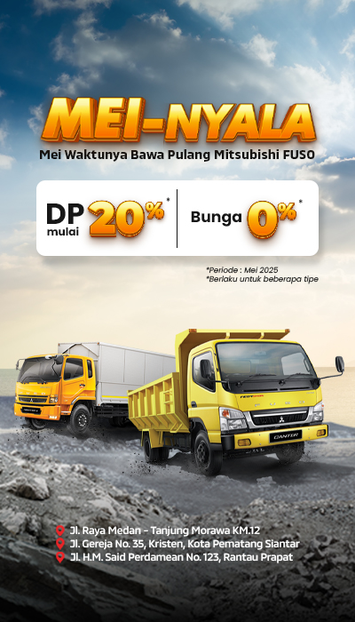 Promo Mitsubishi FUSO MEI-NYALA Medan Bulan Mei 20255
