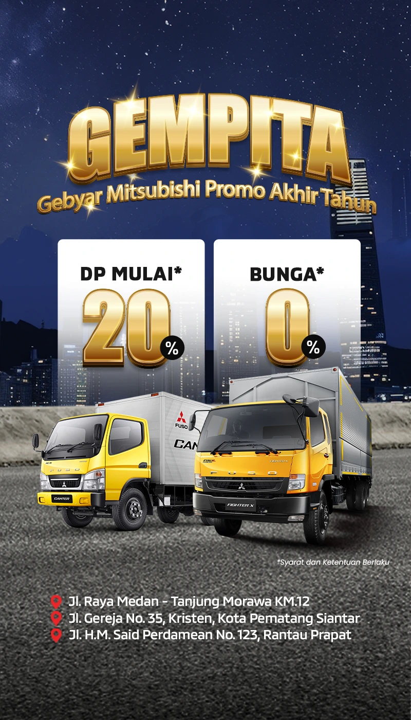 Promo Sardana Terbaru. Gempita, Gebyar Mitsubishi Promo Akhir Tahun - Promo Mitsubish FUSO (Truk Mitsubishi) Bulan November 2025