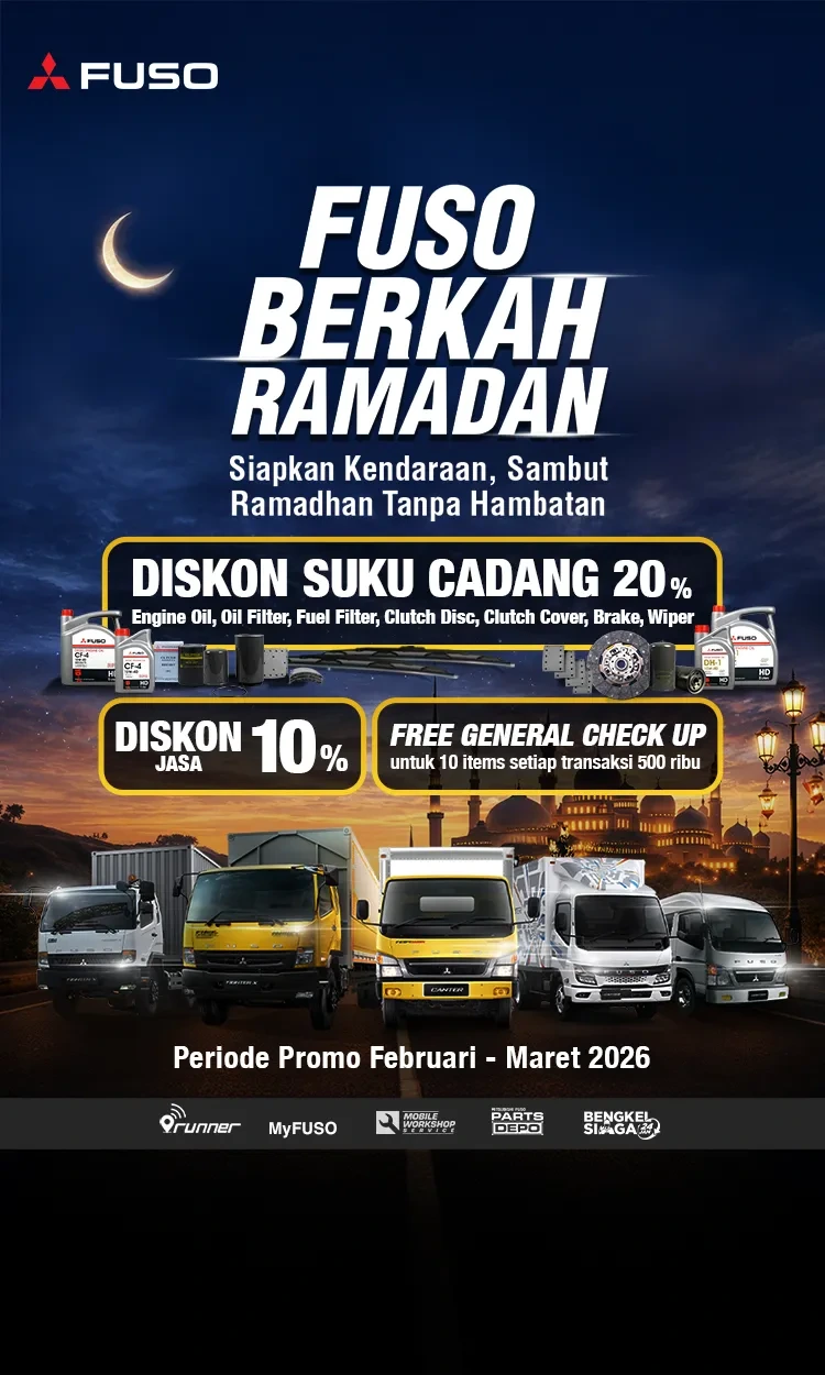 Promo Sardana Terbaru Maret 2026. Berkah Ramadhan - Sambutkan bulan suci ini bersama Sardana dengan Promo Mitsubishi FUSO (Truk Mitsubishi)