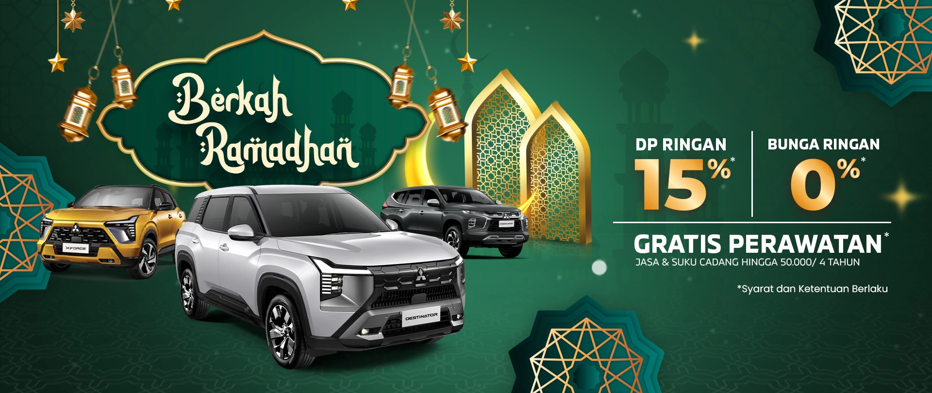 Promo Sardana Terbaru Maret 2026. Berkah Ramadhan - Sambutkan bulan suci ini bersama Sardana dengan Promo Mitsubishi Motors