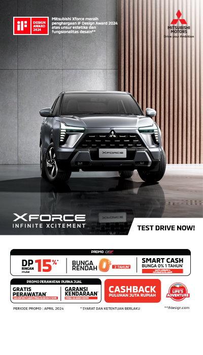 Promo Gabungan Mitsubishi XFORCE & Pajero Sport Bulan April 2024